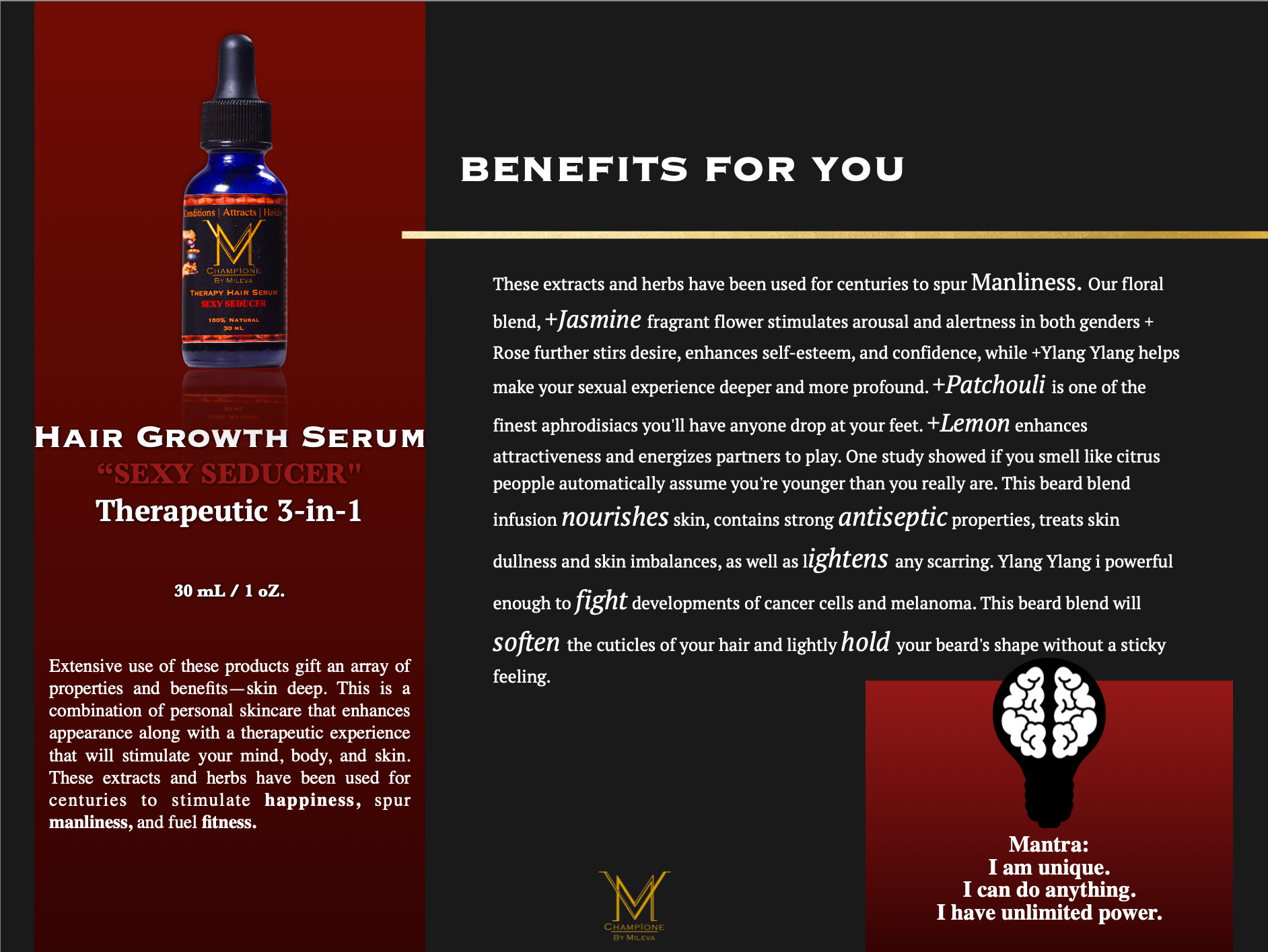 Sexy Seducer Hair Serum