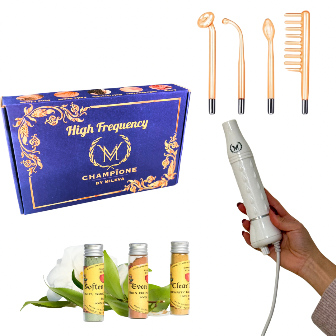 High Frequency Skin Wand + 3 Skin Masks